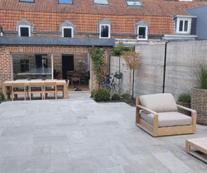 Terrasse et clôture à Mouvaux